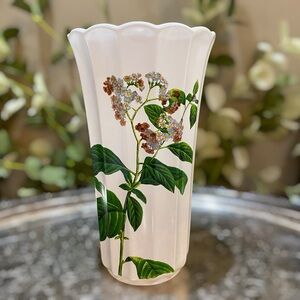 Rosanna Arcadia Botanical Vase White Green Blue Beautiful